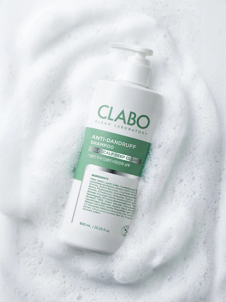 Clabo 油性头皮 深层清洁 去屑 洗发水 600ml