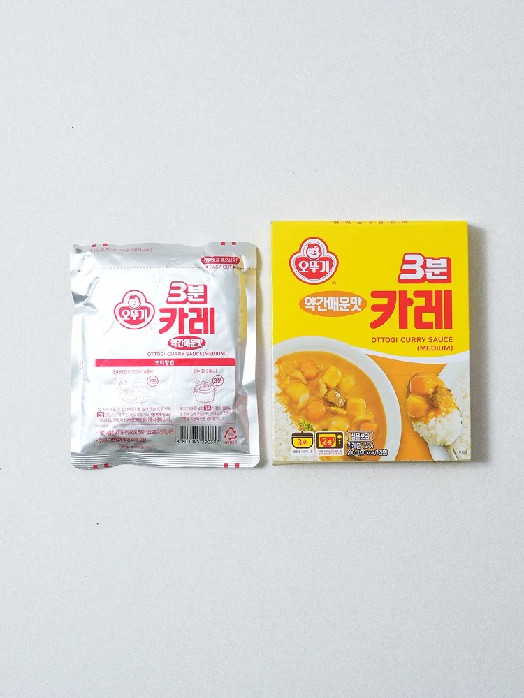 Ottogi 3Bun Kare Yakgan辣味 200g