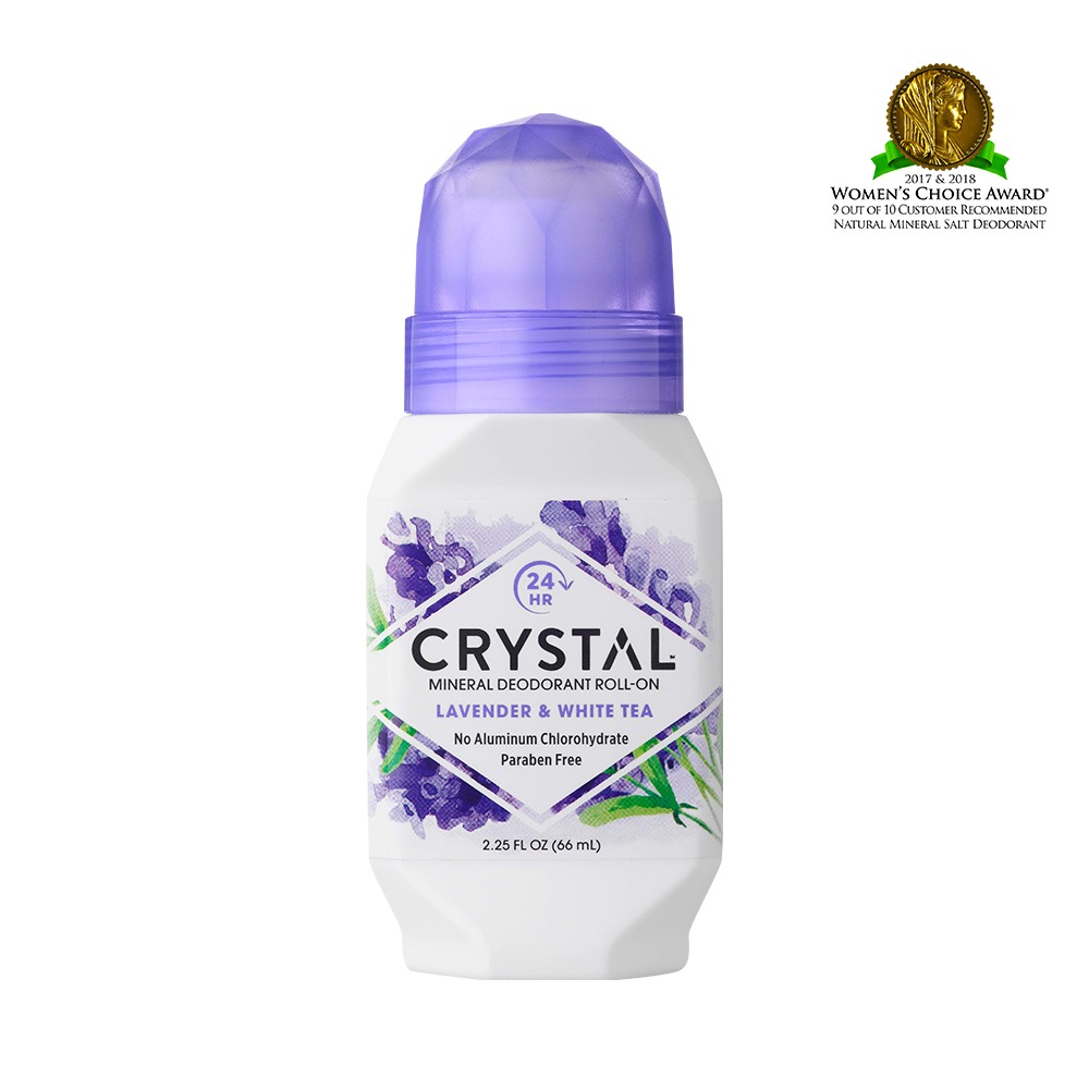 Crystal 止汗滚珠 薰衣草&白茶 66ml