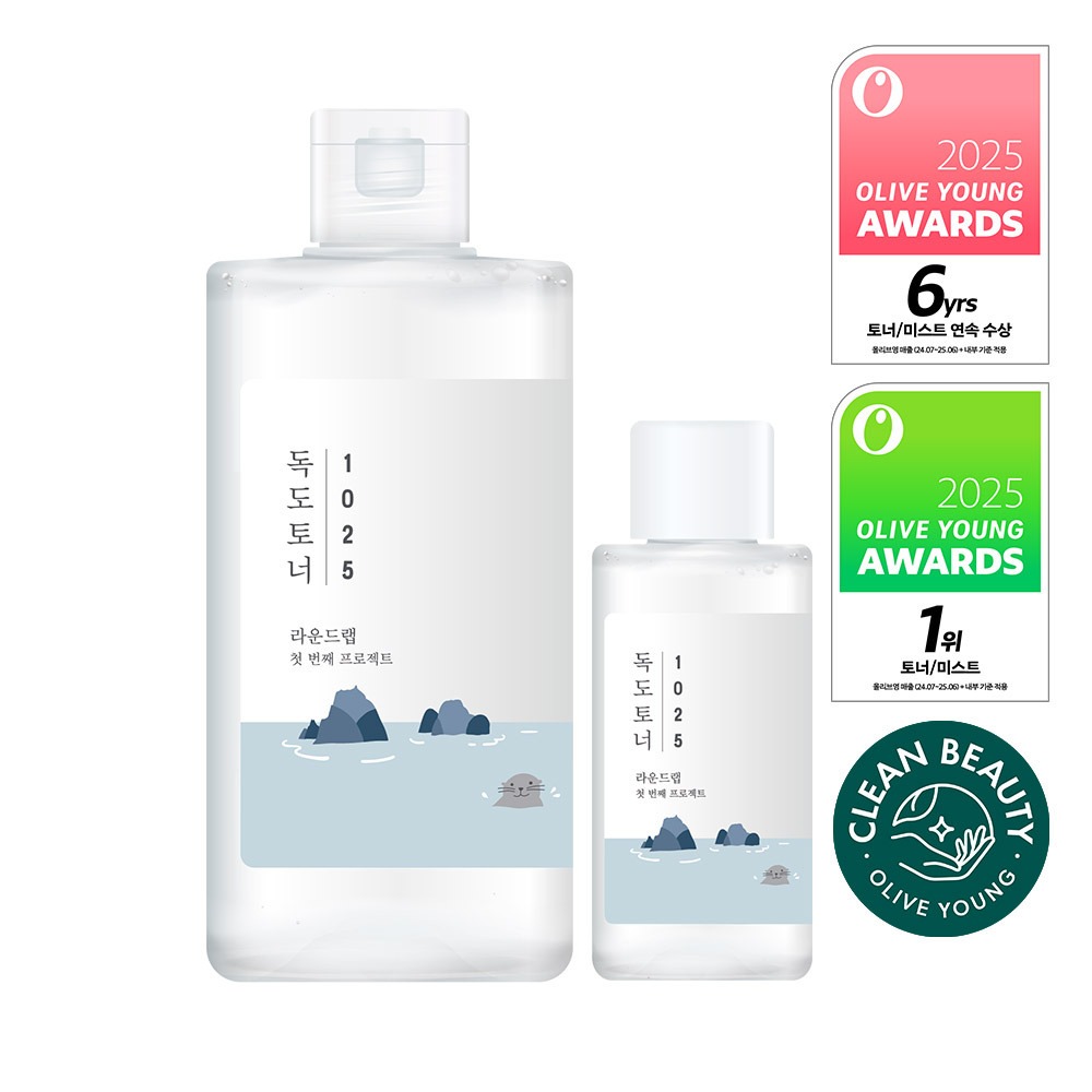 [1Deung爽肤水] ROUND LAB 1025 独岛爽肤水 200ml 企划装（赠50ml）