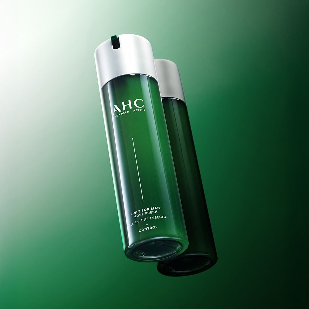 [清爽哑光] AHC 温感Ri男士 毛孔 Peureswi 多效合一精华液 双重企划装 (120ml+120ml)