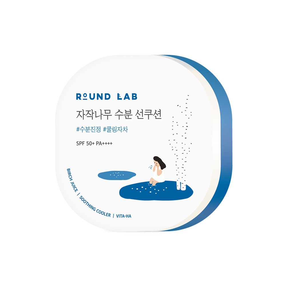 [水润清凉] ROUND LAB 白桦树补水防晒气垫 15g