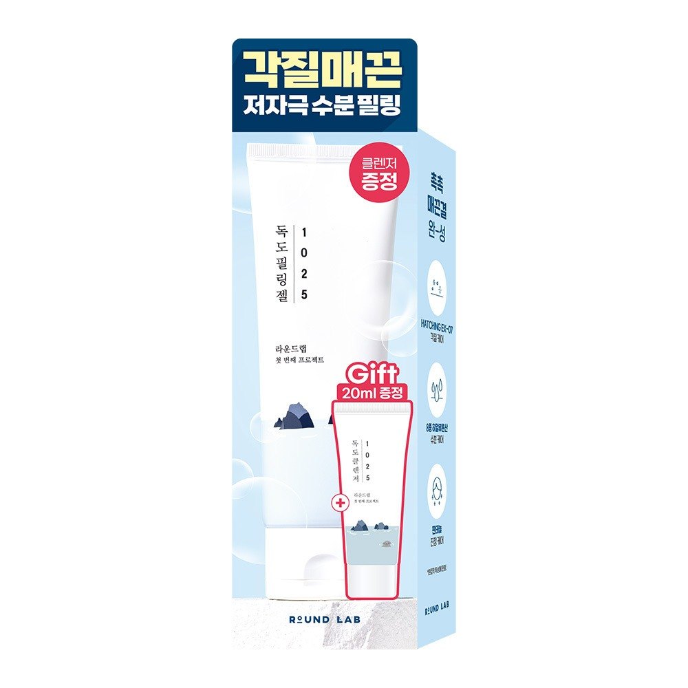 [角质Malkkeum] ROUND LAB 1025 独岛 去角质凝胶 120ml 企划装 (+Keulrenjeo 20ml)