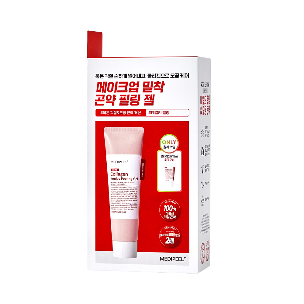 MEDIFEEL美蒂菲 红色 乳酸 胶原蛋白 Gonyak 去角质凝胶 95ml 企划装 (+红色乳酸洁面泡沫 15ml)