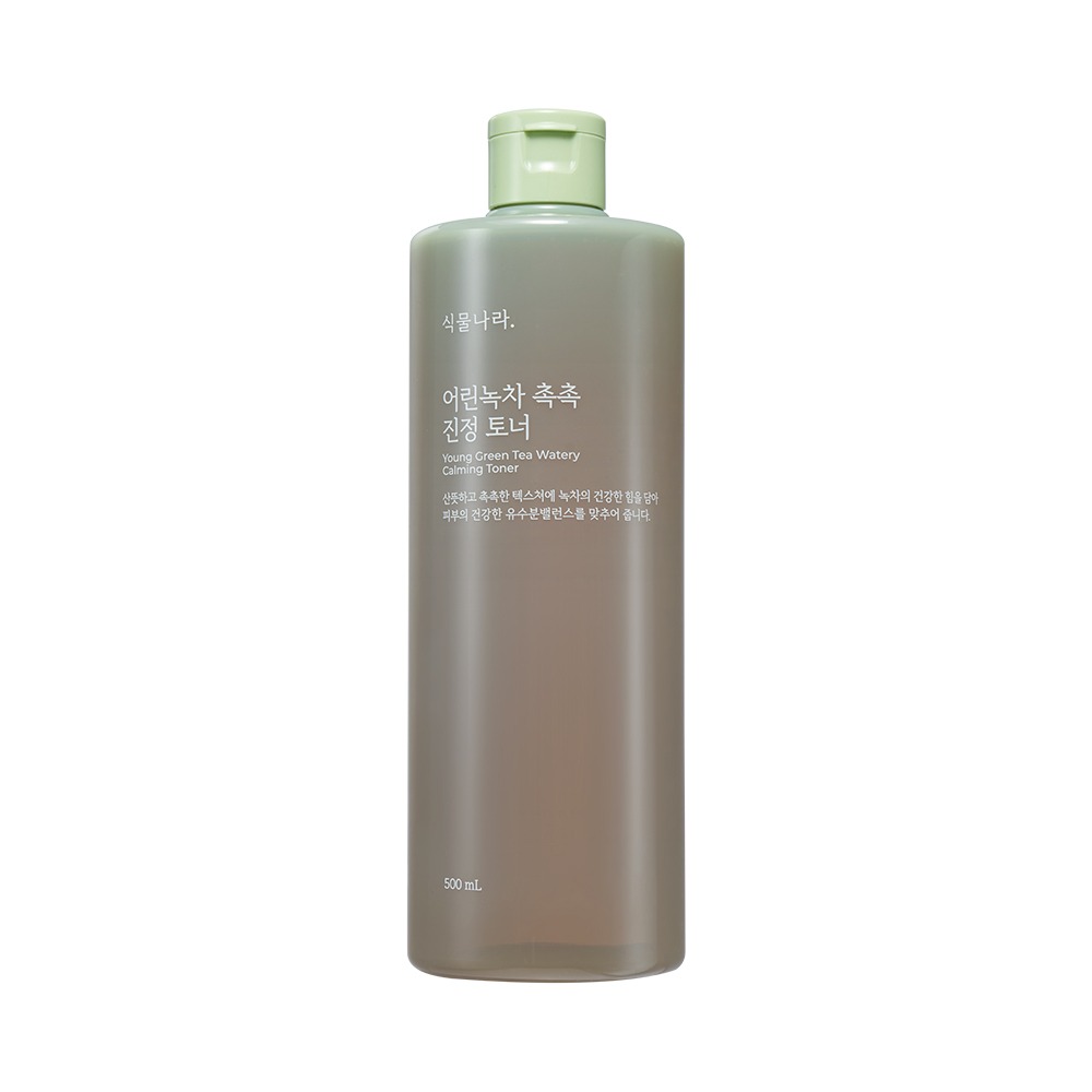 植物乐园 嫩绿茶 补水舒缓爽肤水 500ml