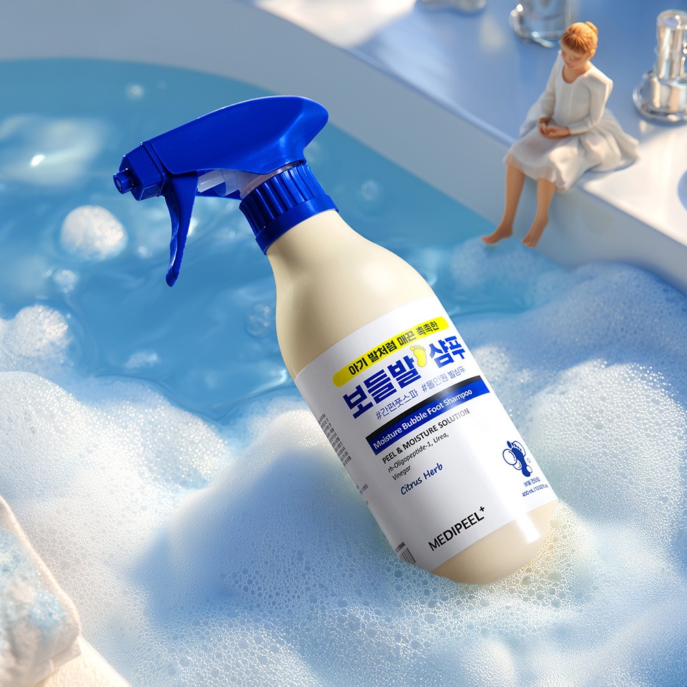 [Beseuteutem] MEDIFEEL美蒂菲 EGF 去角质 保湿 泡沫 足部洗发水 400ml