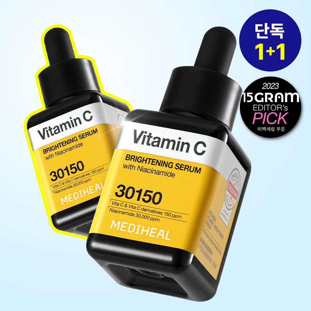 [Jangdoyeon PICK/1+1企划] Mediheal 维生素C焕亮精华 40+40ml 双重企划装