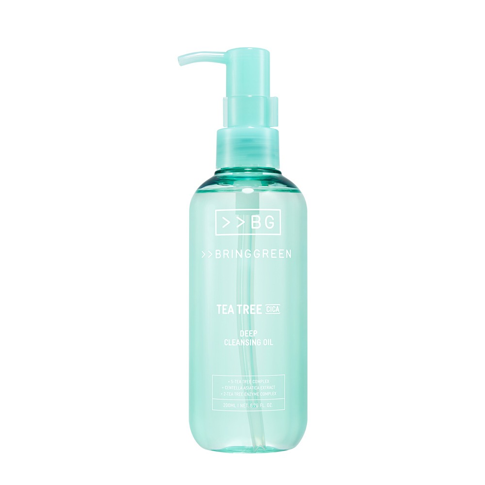 Bring Green 茶树积雪草 深层清洁卸妆油 200mL