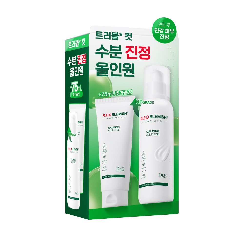 [升级版/痘痘修护/Myeondohu] Dr.G 红色痘痘修护 男士 舒缓多效合一 150ml 2Jong (单品/企划装)