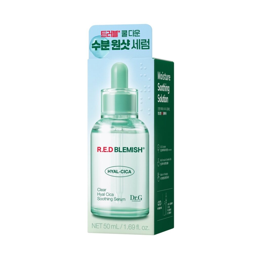 [清凉补水舒缓] Dr.G 红色痘痘修护清爽 玻尿酸 积雪草 舒缓 精华 50ml 2Jong(20ml 赠/单品] 企划装