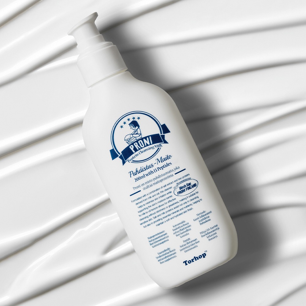[Dandok/毛孔/Piji] Torhop Peuroni Sogeumuyu Danbaekjil 低刺激洁面乳油 200ml(+15ml)