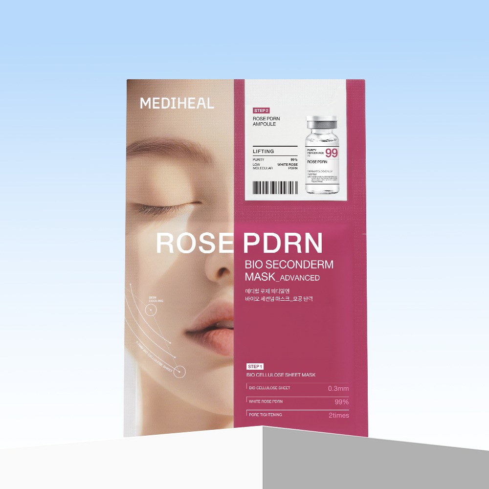 [吸附皮脂/毛孔清凉] Mediheal 生物第二代面膜 1片 3Jong (积雪草苷/PDRN/玻尿酸)