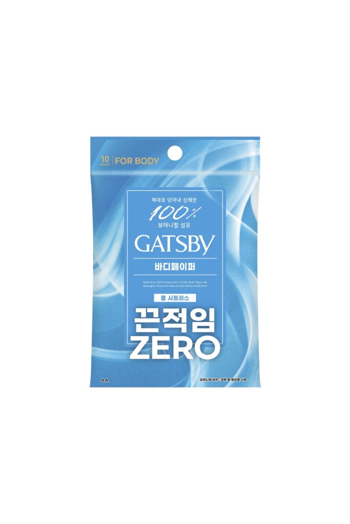 [Pposong清凉] Gatsby 爽身粉除臭 沐浴湿巾 清凉柑橘 10片