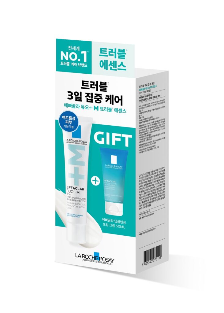 [Piji角质护理] 理肤泉 Effaclar Duo+ M 痘痘修护精华 40ml 企划装(+Effaclar 泡沫洁面乳 50ml)