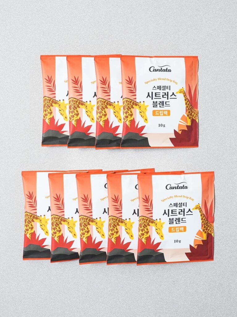 Cantata Seupesyeolti 柑橘香 Beulrendeu Deuripbaek 10g X 9片装