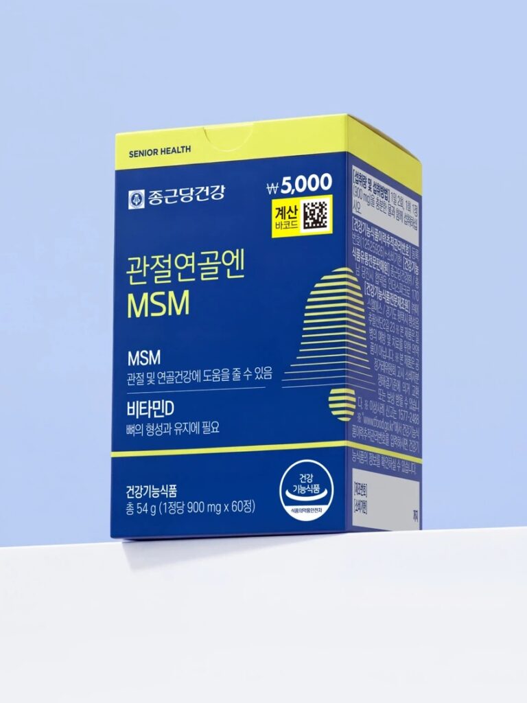 钟根堂健康 关节软骨MSM 60片 30日量