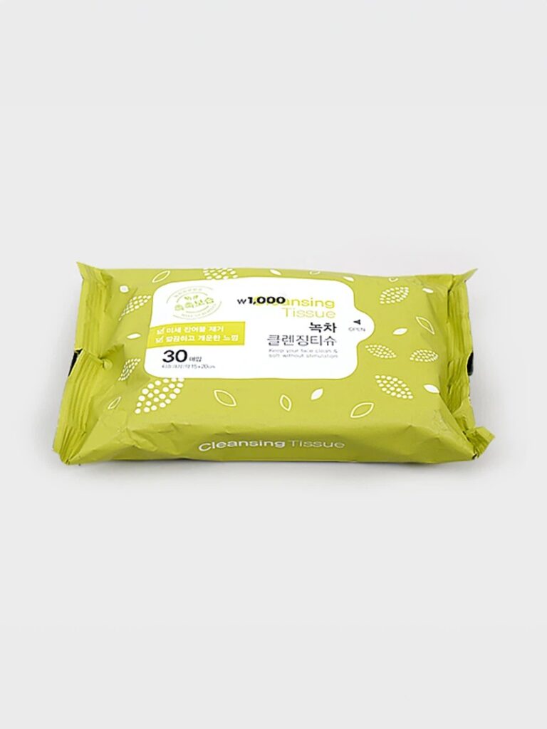 绿茶 洁肤湿巾 洁面湿巾30片