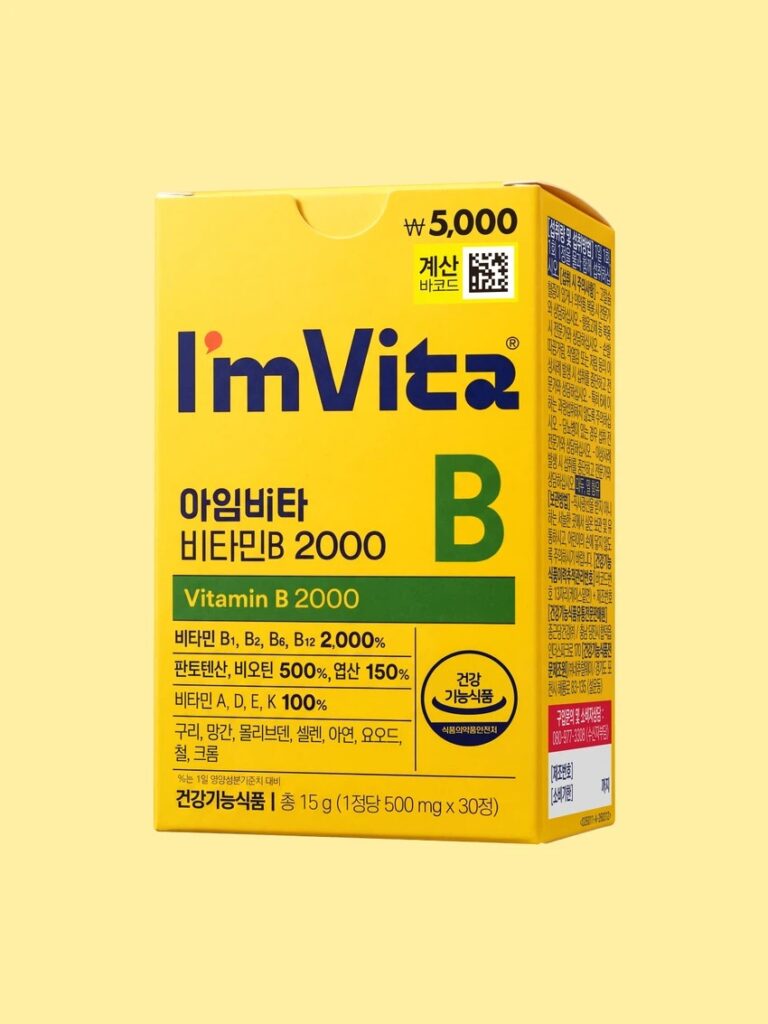 [Gimubin PICK] 钟根堂健康 AimVITA 维生素B 2000 30片 30日量