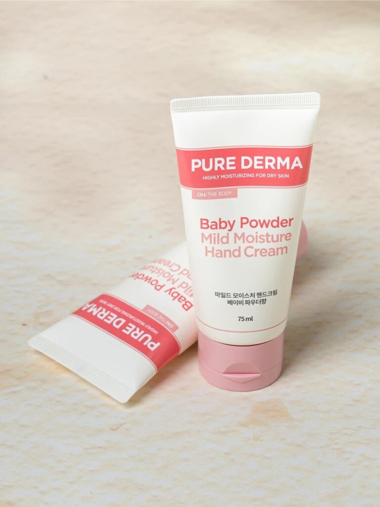 On The Body Pyueo皮肤科学型 温和保湿 护手霜 75ml 婴儿爽身粉香型 Hyang