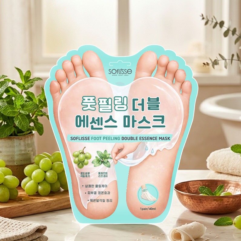 Sopris 足部去角质 双支装 精华液 面膜 Oe 1Jong
