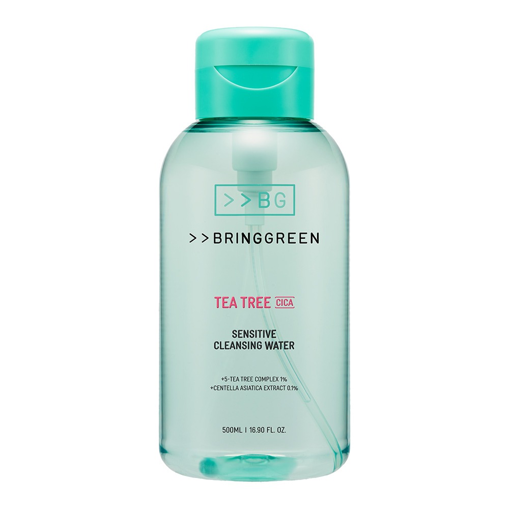 [大容量] Bring Green 茶树积雪草 舒缓型 洁肤水 (卸妆水500ml/850mL)