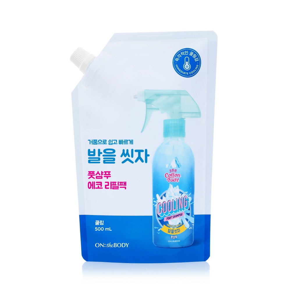On The Body Baleulssitja Koteun 足部洗发水 补充装 500ml 4Jong Taek1 (柠檬/西柚/清凉/香皂香型)