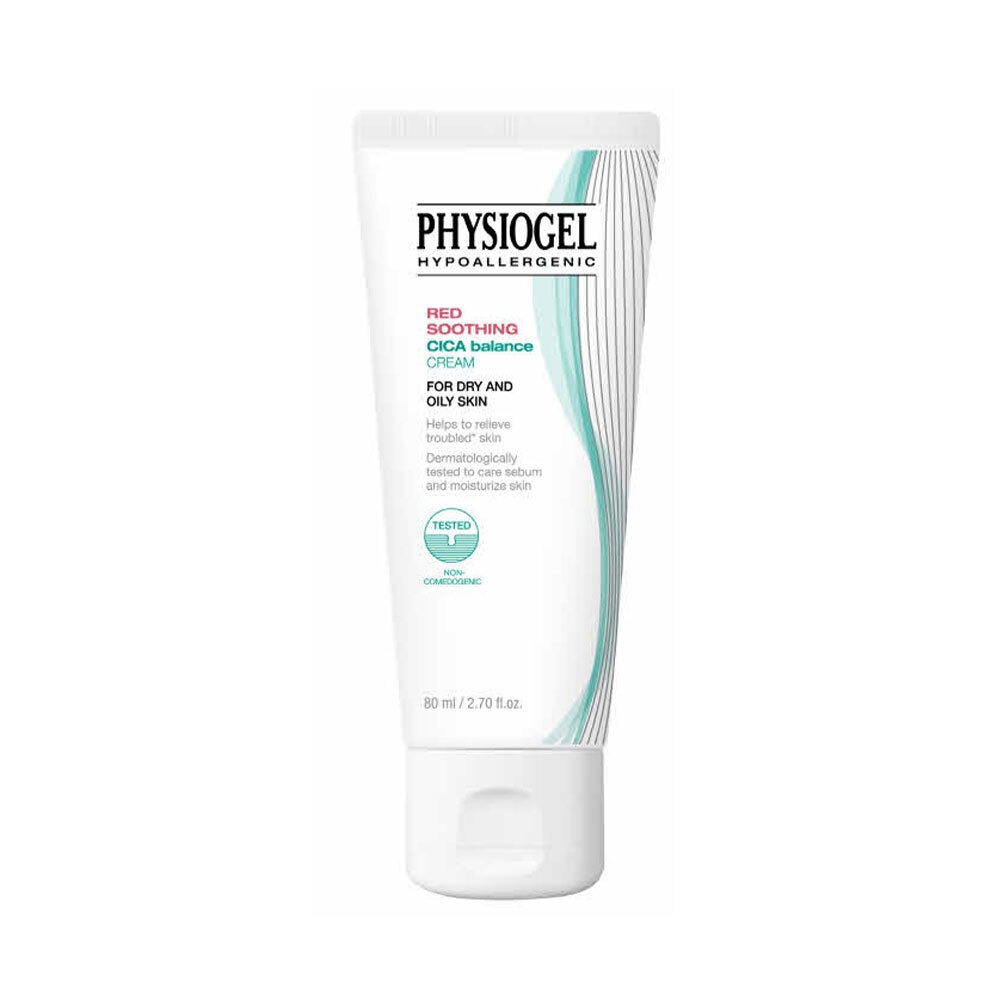 Physiogel 红色舒缓 修护积雪草平衡 面霜 80ml 大容量