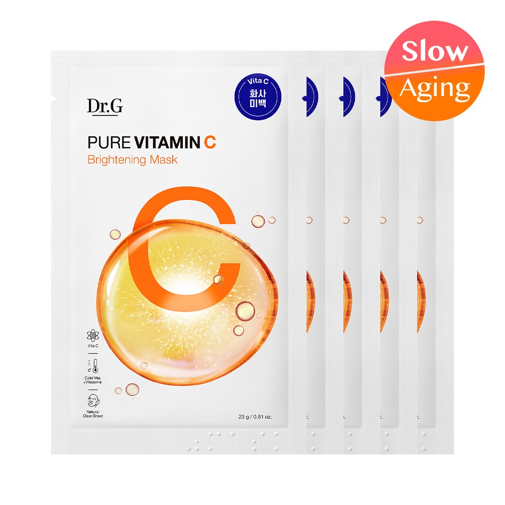 [美白] Dr.G 纯维生素C焕亮面膜 5片装