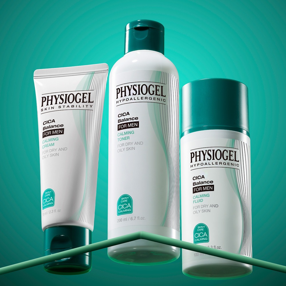 Physiogel 修护积雪草平衡 男士 2Jong (+流体100ml or 面霜70ml) 企划装