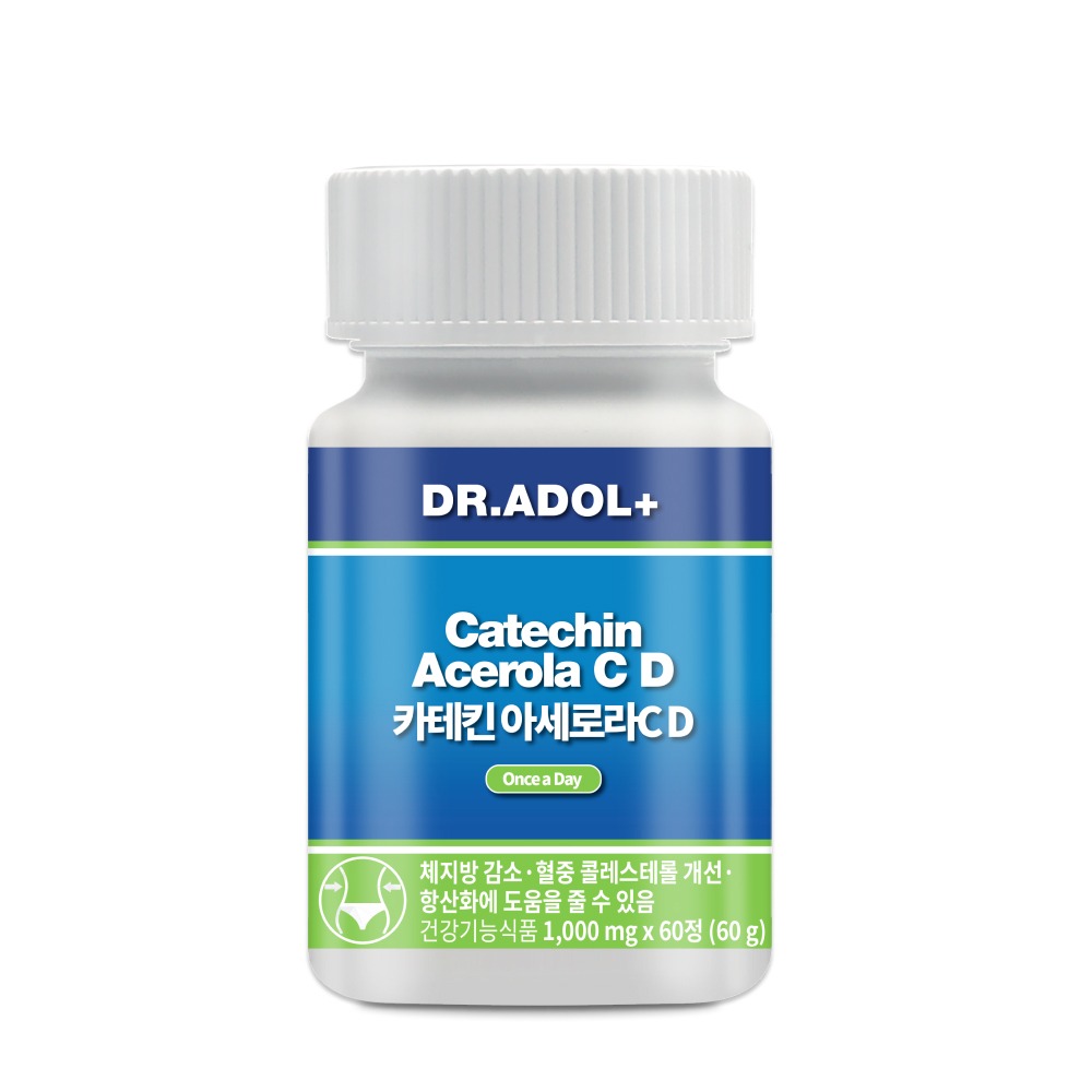 [Pumjeoldaeran] Dr.Adol 儿茶素 巴巴多斯樱桃 Babeidoseu CheriC D 60片/Hicabiotics Widieoteu 21包