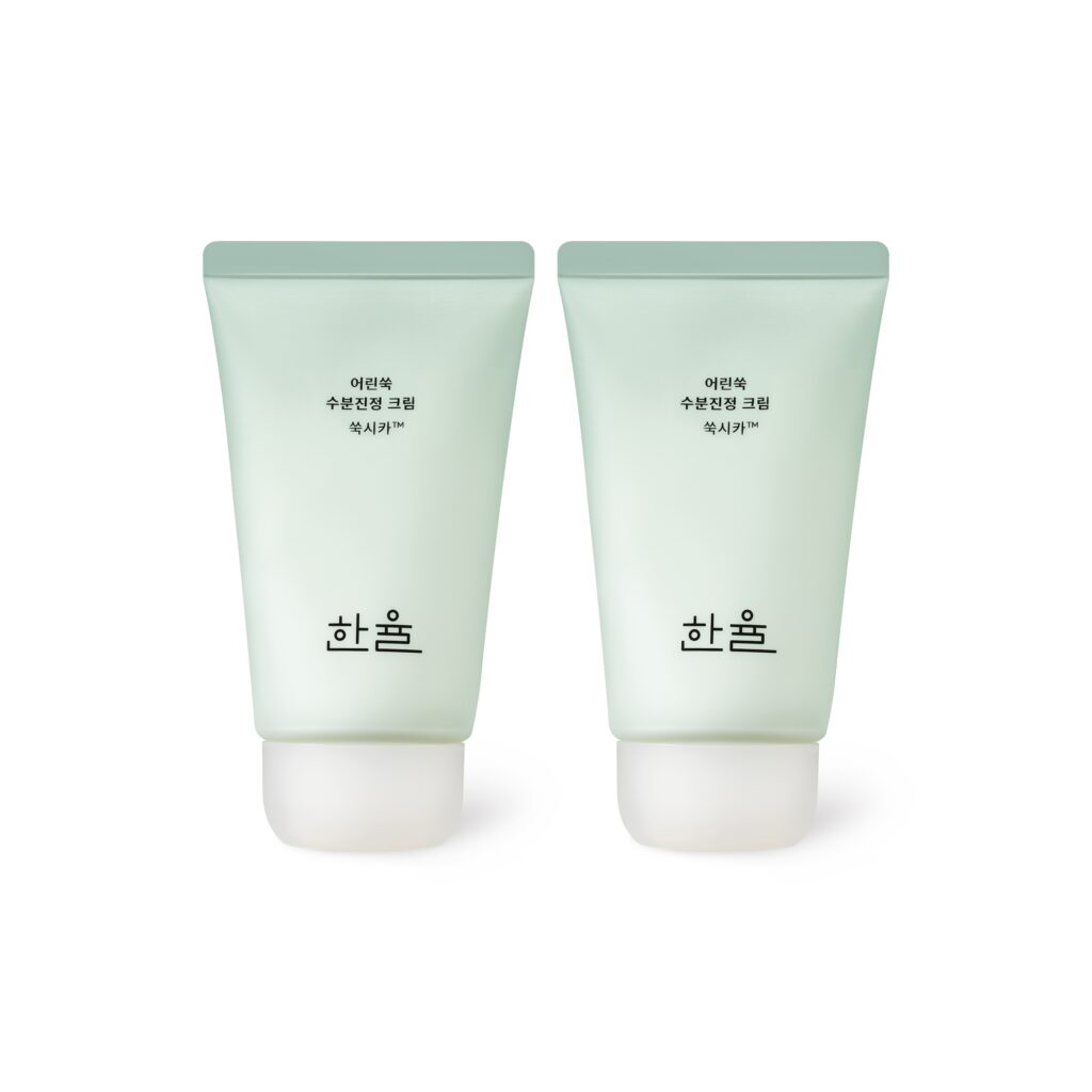 [1+1企划] 韩律 痘痘舒缓 艾草积雪草 补水面霜 企划装 (55ml+55ml)