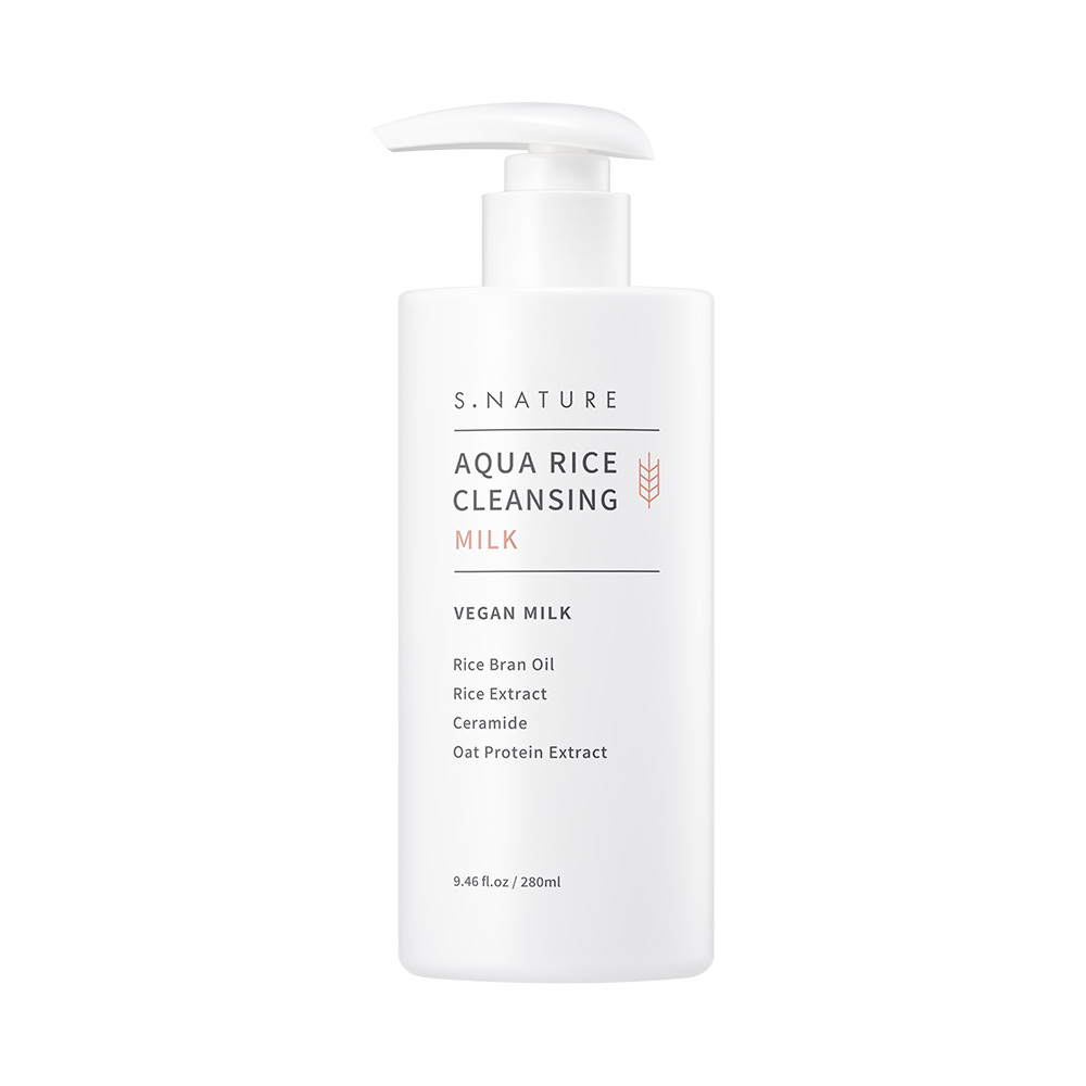 [3Gwanwang/Jageuk零度 米汤Milkeu] Esnature 水润 米糠 洁面乳 280ml