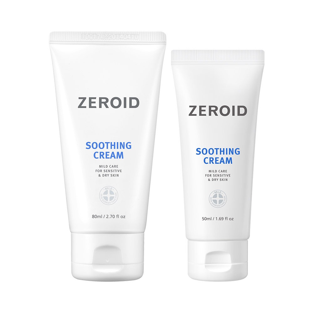 [大容量] Zeroid 舒缓 面霜 80ml 企划装（赠50ml）