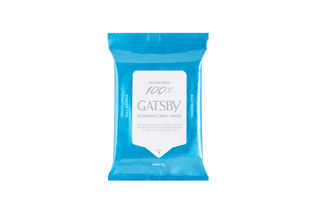 [Pposong清凉] Gatsby 爽身粉除臭 沐浴湿巾 清凉柑橘 10片