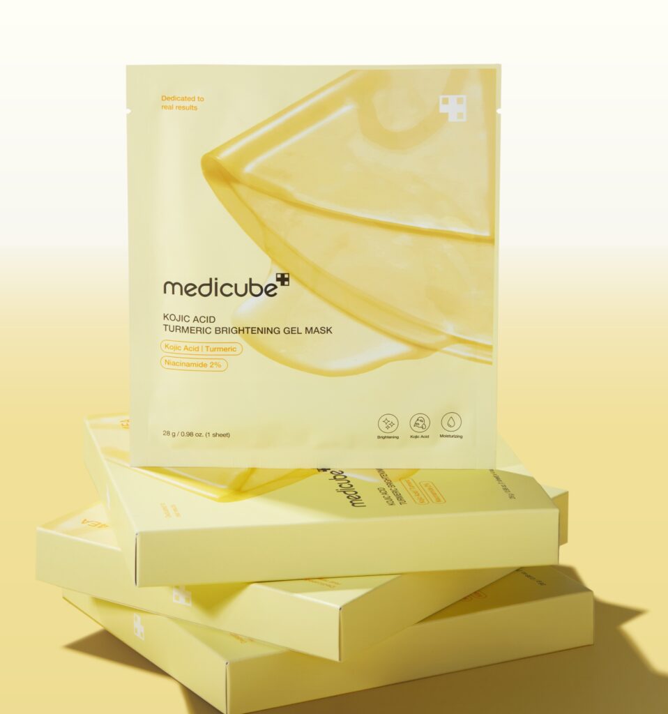 [Hom修护Gelpaek/4片] MediCube 凝胶面膜 4片 (PDRN 粉红胶原/曲酸 姜黄)