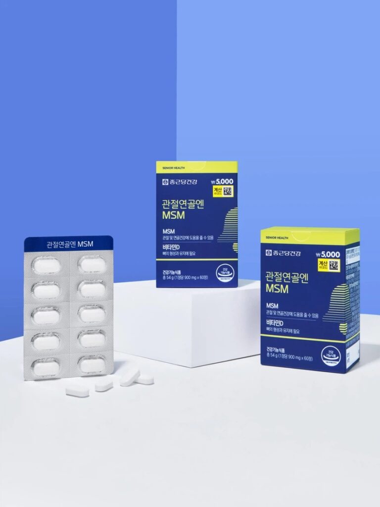 钟根堂健康 关节软骨MSM 60片 30日量