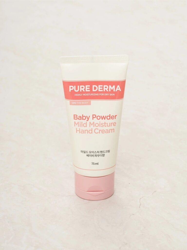 On The Body Pyueo皮肤科学型 温和保湿 护手霜 75ml 婴儿爽身粉香型 Hyang