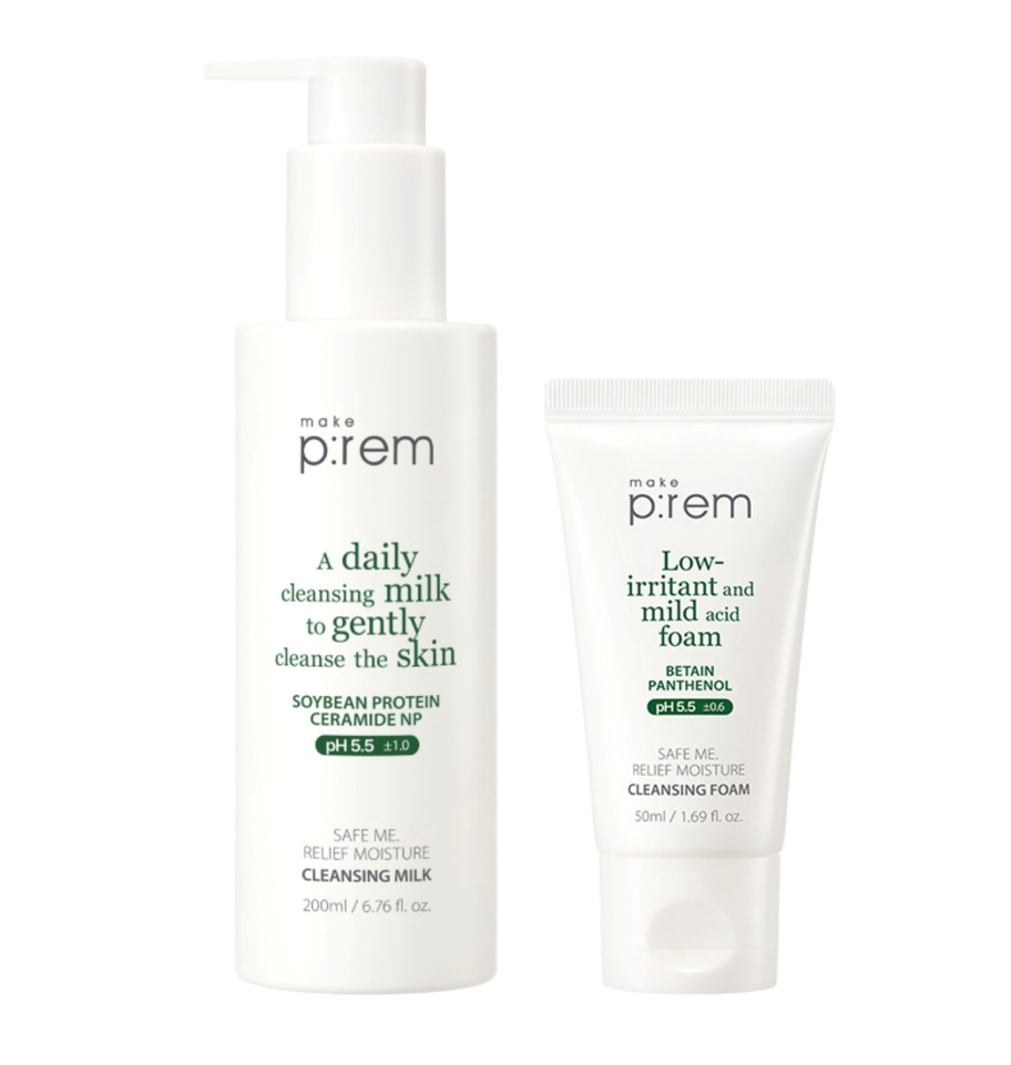 Makeprem Safe Me Relief 保湿洁面乳 企划装（200ml+洁面泡沫50ml）