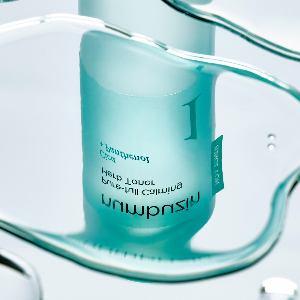 [清凉修护]numbuzin 1Beon 舒缓 Malkgedameun Cheongcho爽肤水 300ml 补充装企划(+300ml) 企划装