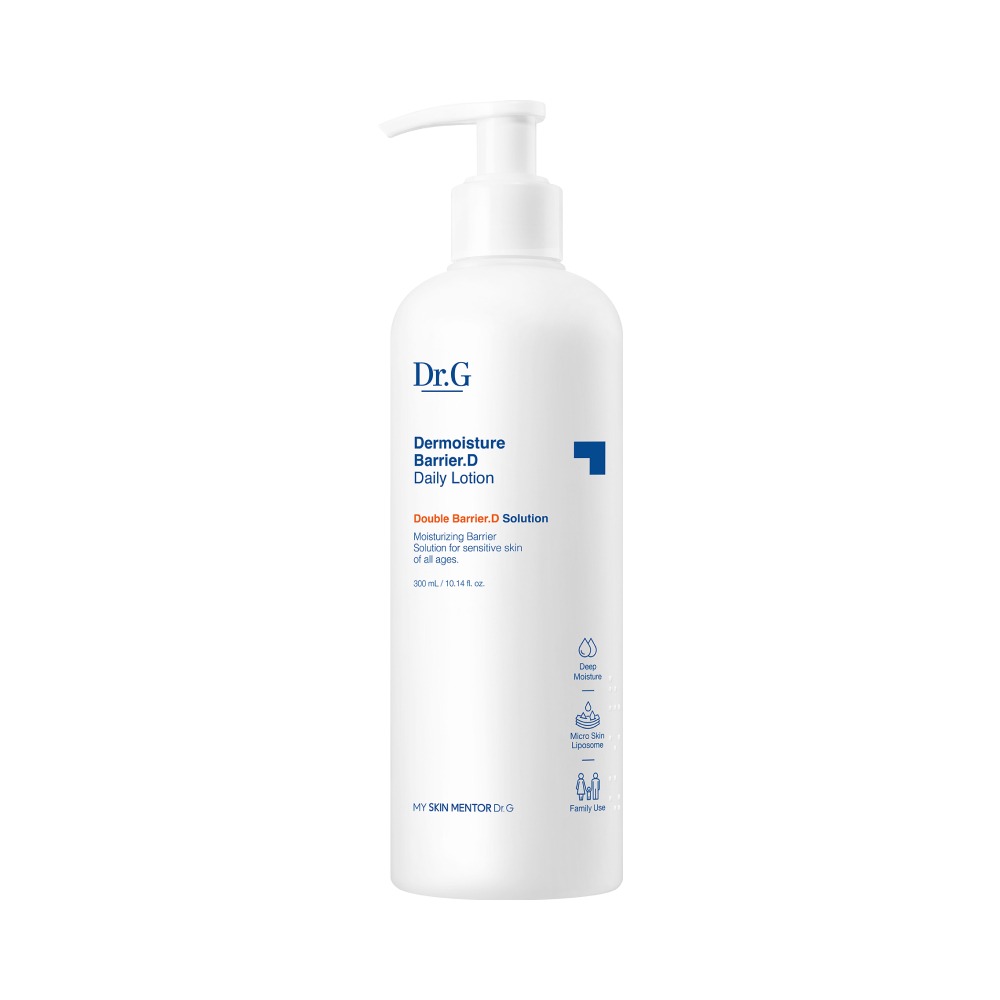 [深层保湿/补水乳] Dr.G 深层保湿屏障D乳液 300ml 企划装（赠多效修护膏 1g）