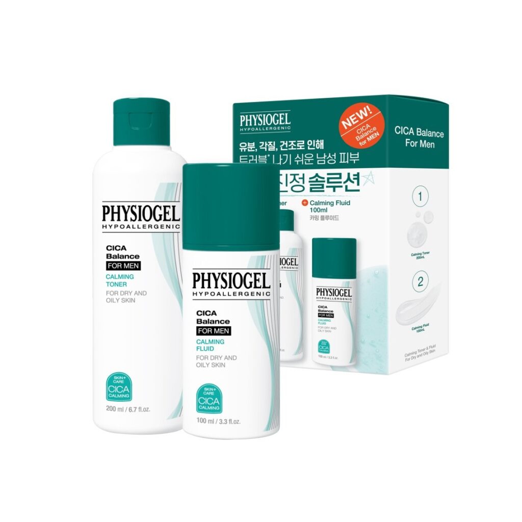 Physiogel 修护积雪草平衡 男士 2Jong (+流体100ml or 面霜70ml) 企划装