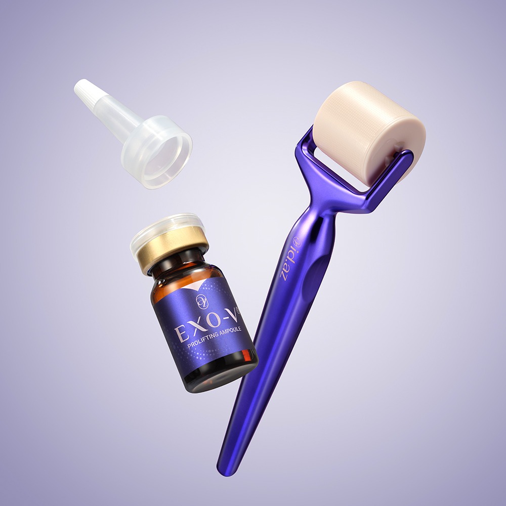[毛孔Gyo片] Aidipeulrakoseumetik Exo-V 紧致提升套装(紧致安瓶 5ml + MTS滚轮) *