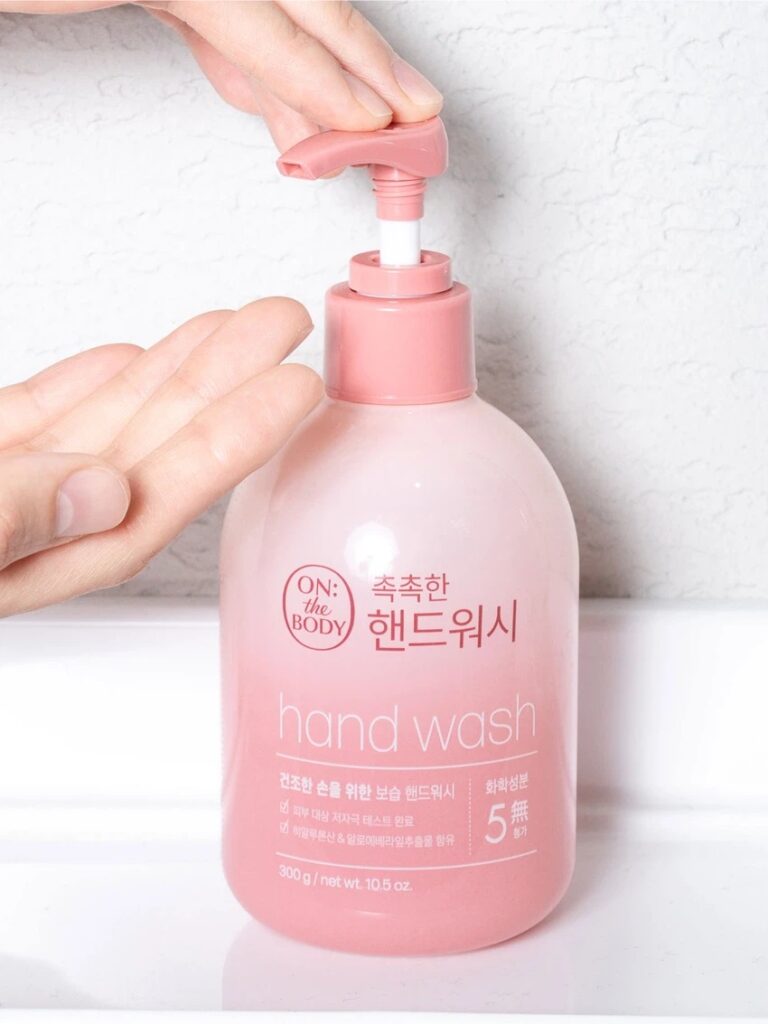 国民美妆品 On The Body 香氛保湿洗手液 柠檬马鞭草香 300ml