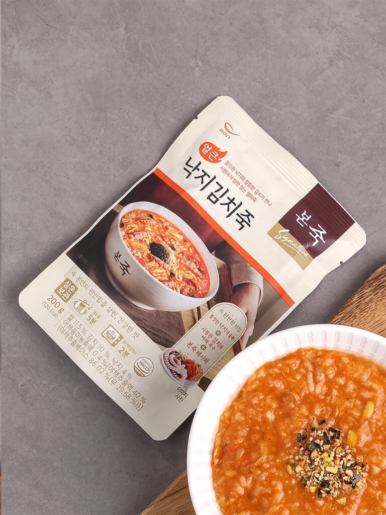 本粥 麻辣 章鱼 泡菜粥 200g