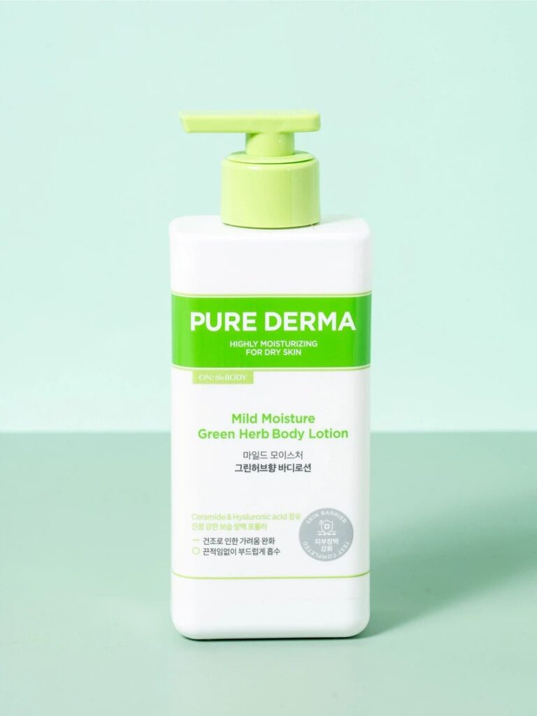 On The Body Pyueo皮肤科学型 温和保湿 身体乳液400ml Green GiantHeobeu Hyang