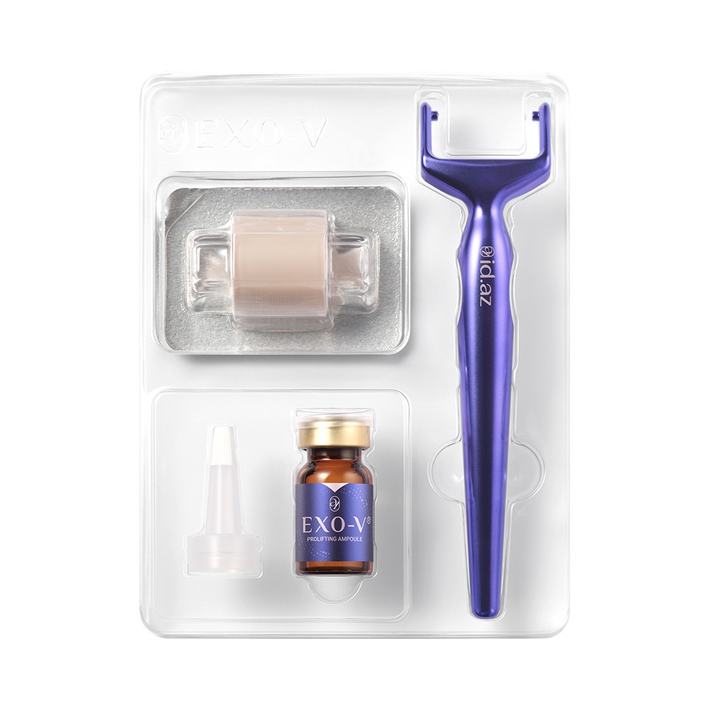 [毛孔Gyo片] Aidipeulrakoseumetik Exo-V 紧致提升套装(紧致安瓶 5ml + MTS滚轮) *