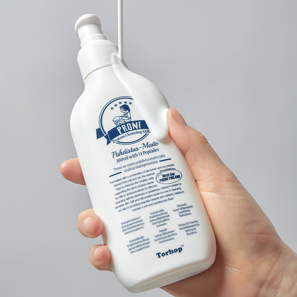 [Dandok/毛孔/Piji] Torhop Peuroni Sogeumuyu Danbaekjil 低刺激洁面乳油 200ml(+15ml)