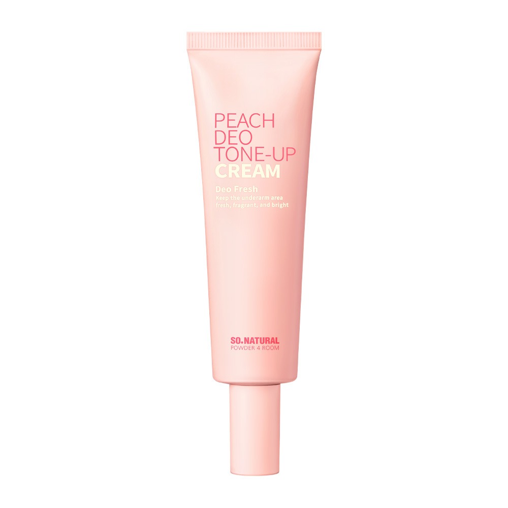 So Natural 粉末香氛 桃子止汗提亮面霜 50ml