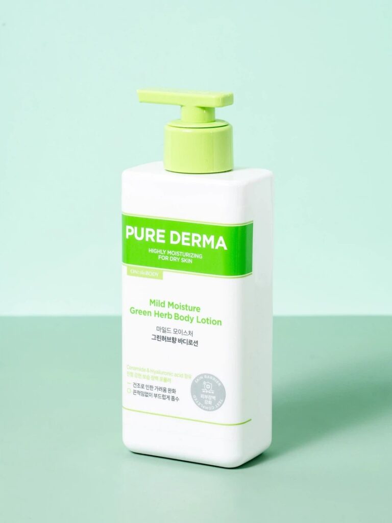 On The Body Pyueo皮肤科学型 温和保湿 身体乳液400ml Green GiantHeobeu Hyang