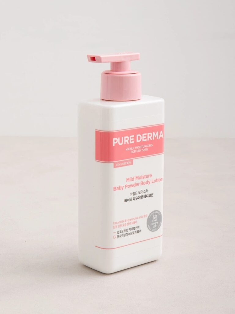 On The Body Pyueo皮肤科学型 温和保湿 身体乳液400ml 婴儿爽身粉香型 Hyang
